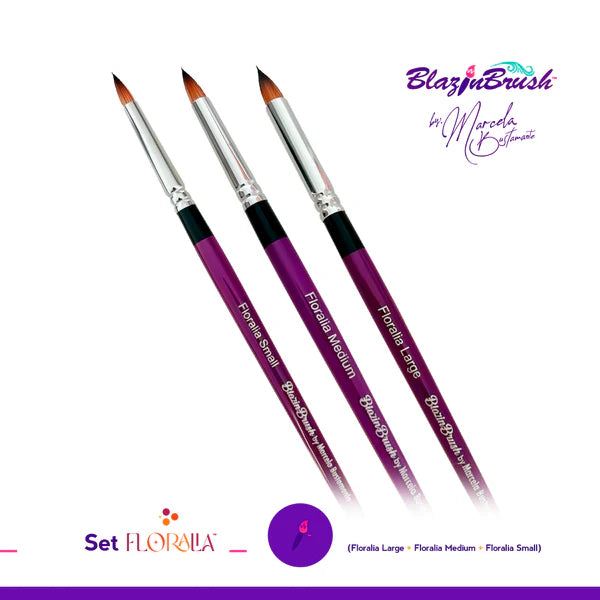 Blazin Face Painting Brush by Marcela Bustamante - Floralia SET - Petal Round Brush