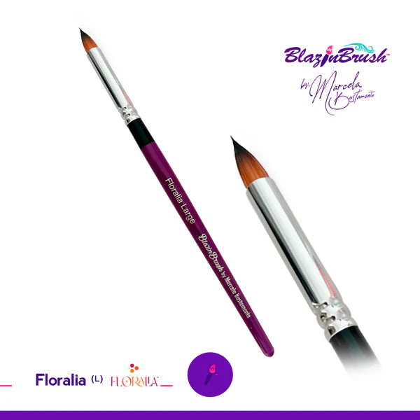 Blazin Brush by Marcela Bustamante - Floralia LARGE - Petal Round Brush