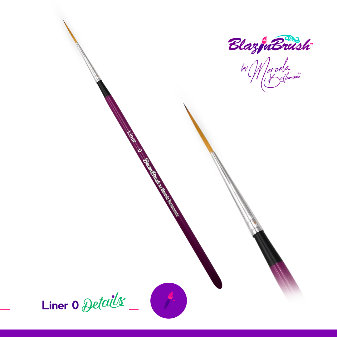 Details Liner 0 Blazin Brush  - Marcela Bustamante