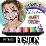 Fusion Body Art Palette - Lodie Up Cute Pastel Rainbow Palette