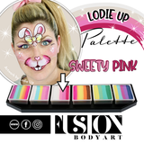 Fusion Body Art Palette - Lodie Up Cute Pastel Rainbow Palette