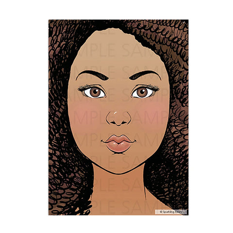 Face Painting Practice Board by Sparkling Faces - TINA