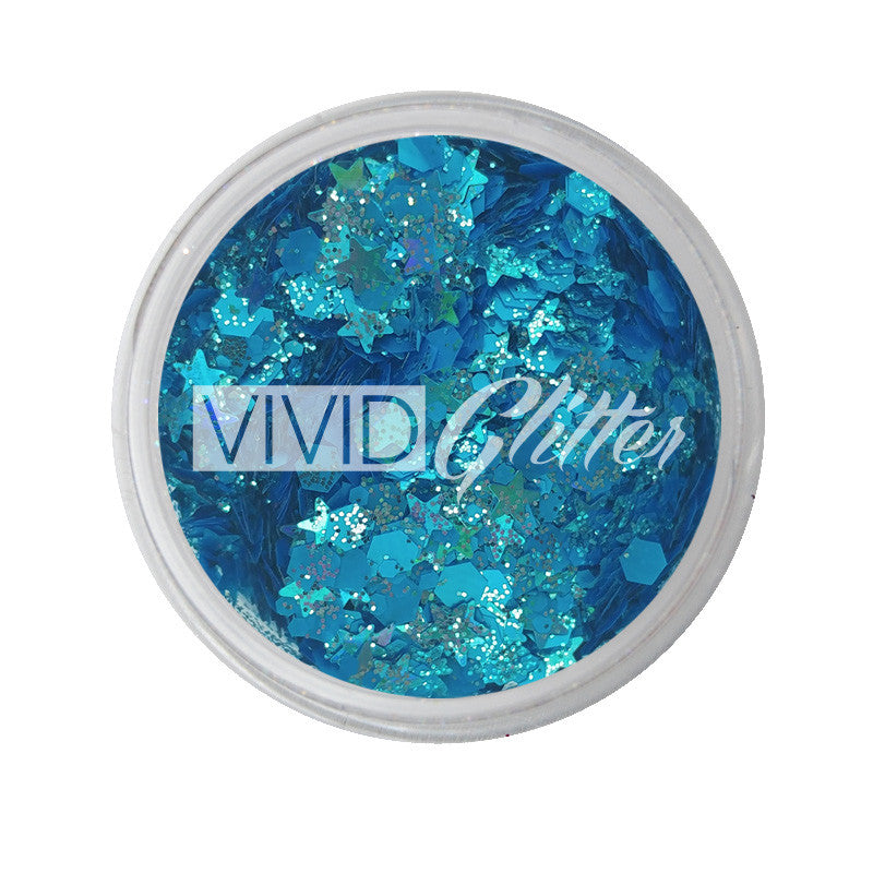 Sapphire Splendor - Chunky Glitter Mix