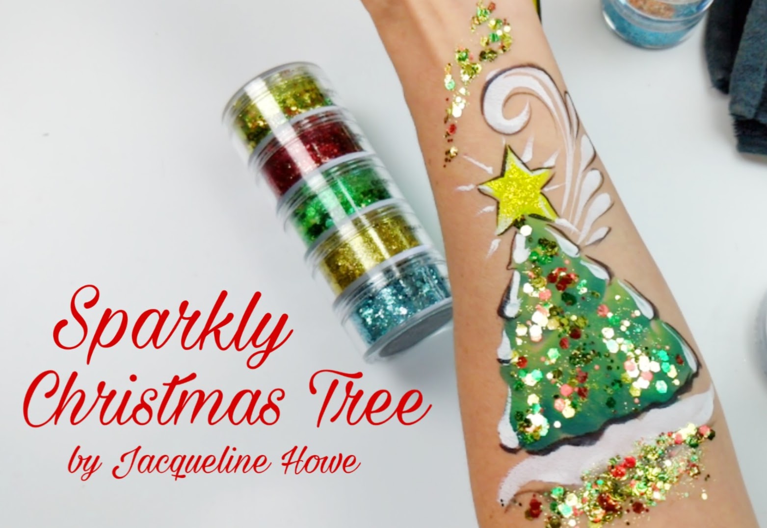 Sparkly Christmas Tree Video using VIVID Glitter