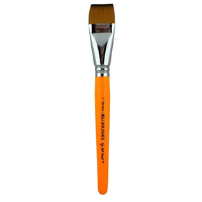 BOLT Face Painting Brushes by Jest Paint - NEW Pointed Handle - 1" Stroke