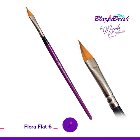 Blazin Brush by Marcela Bustamante - Flora Flat #6