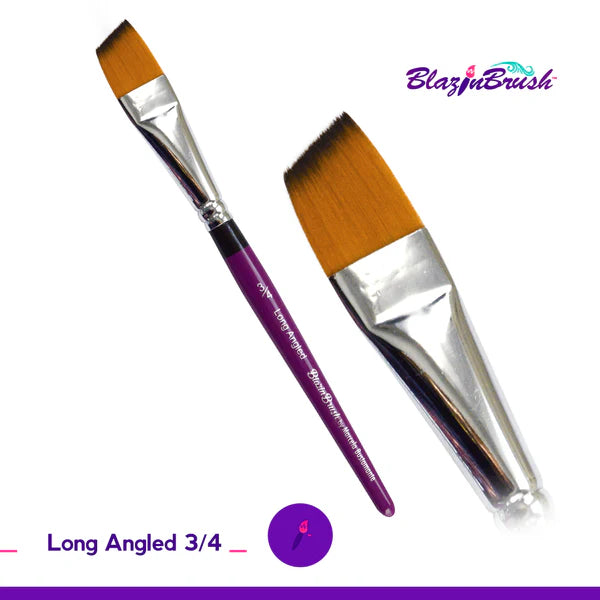 Blazin Brush by Marcela Bustamante - 3/4 Long Angled