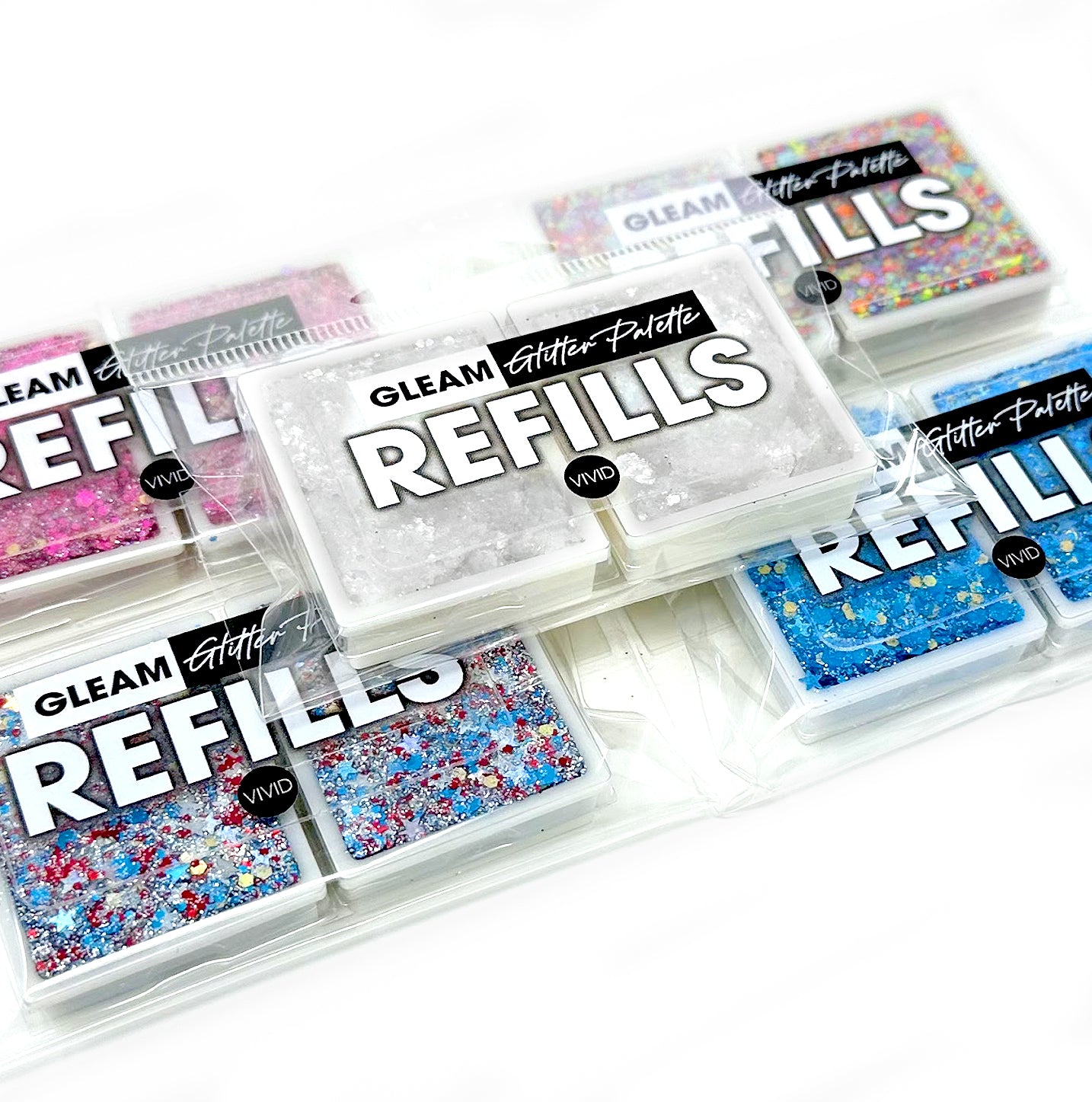 Aloha Gleam REFILLS for Glitter Cream Palette