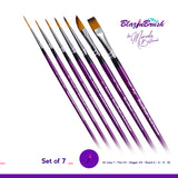 Blazin Brush by Marcela Bustamante - 7PC Set LE