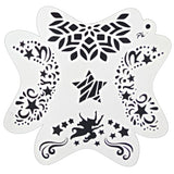 FRISBEE Face Painting Stencil - Fairy and Stars A4