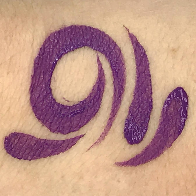 Body Color Cosmetics Face Paint Cake - Purple Bean