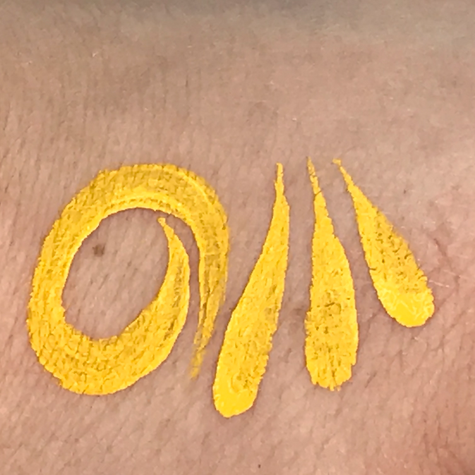 Body Color Cosmetics Face Paint Cake - Ren Yellow