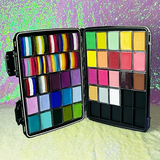 Body Color Cosmetics - Empty Black Carrying Case for 50 Paints