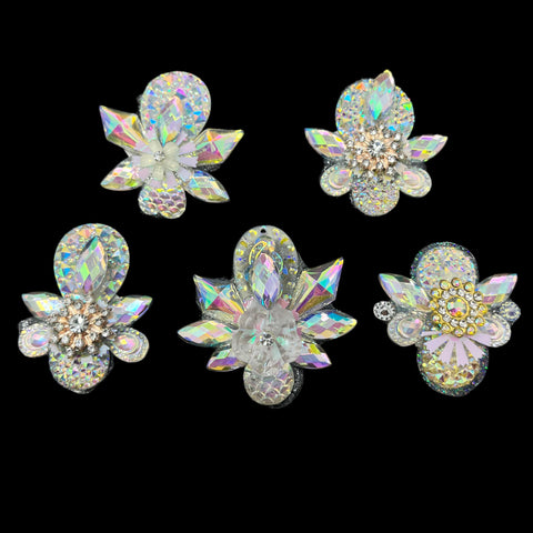 Dazzling Bling- White Crystal 5-Pack