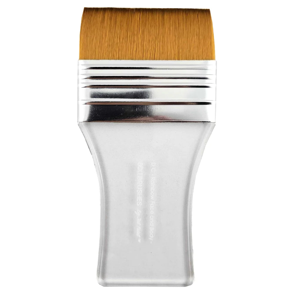BOLT | Face Painting Brush by Jest Paint - Rainbow Face and Body Brush (2.5" Flat)