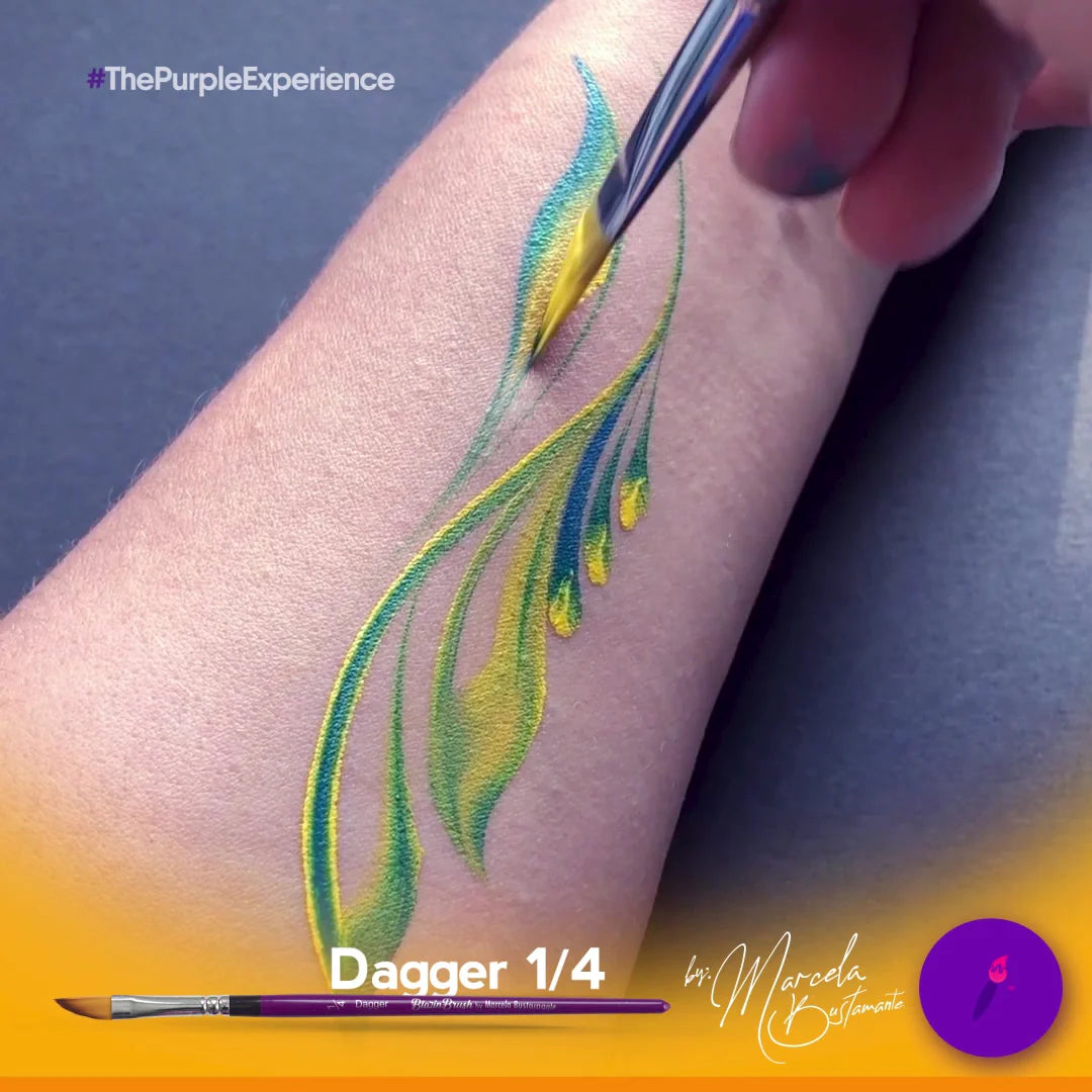 Blazin Brush by Marcela Bustamante - Dagger 1/4"
