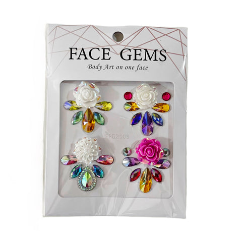 EZ Strokes Face Gem Clusters Sparkly Bouquet Bling 4 pc. Bling