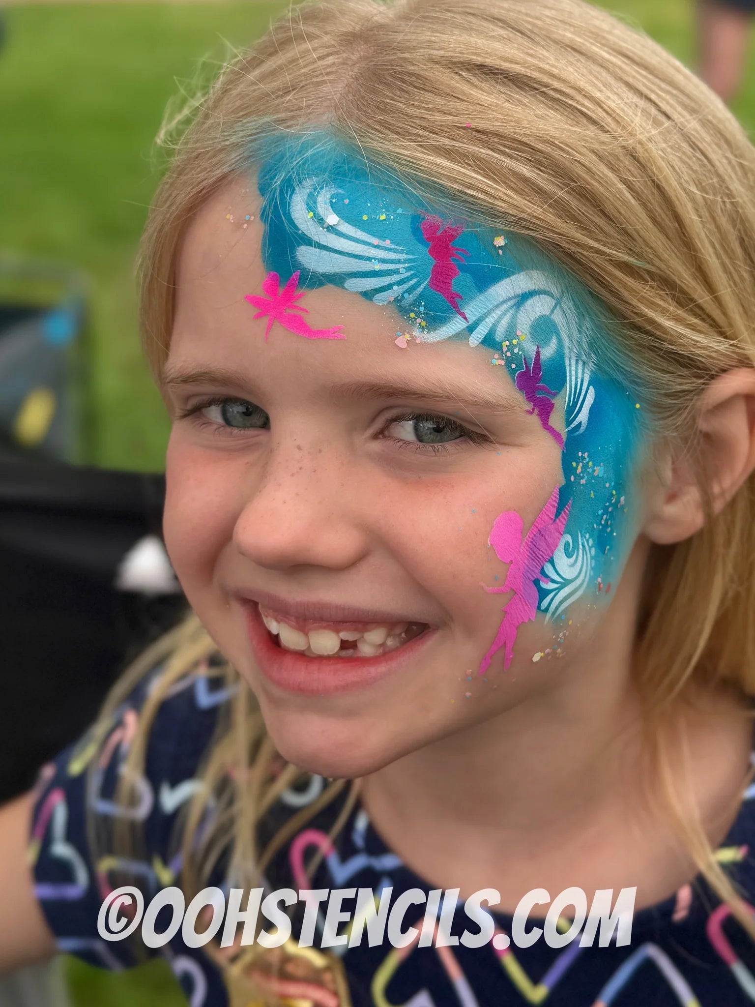 Fairy Wrap Stencil W30  - Ooh! Body Art Stencils