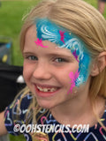 Fairy Wrap Stencil W30  - Ooh! Body Art Stencils