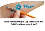 BOLT Face Painting Brushes by Jest Paint - Small FIRM Blooming Brush