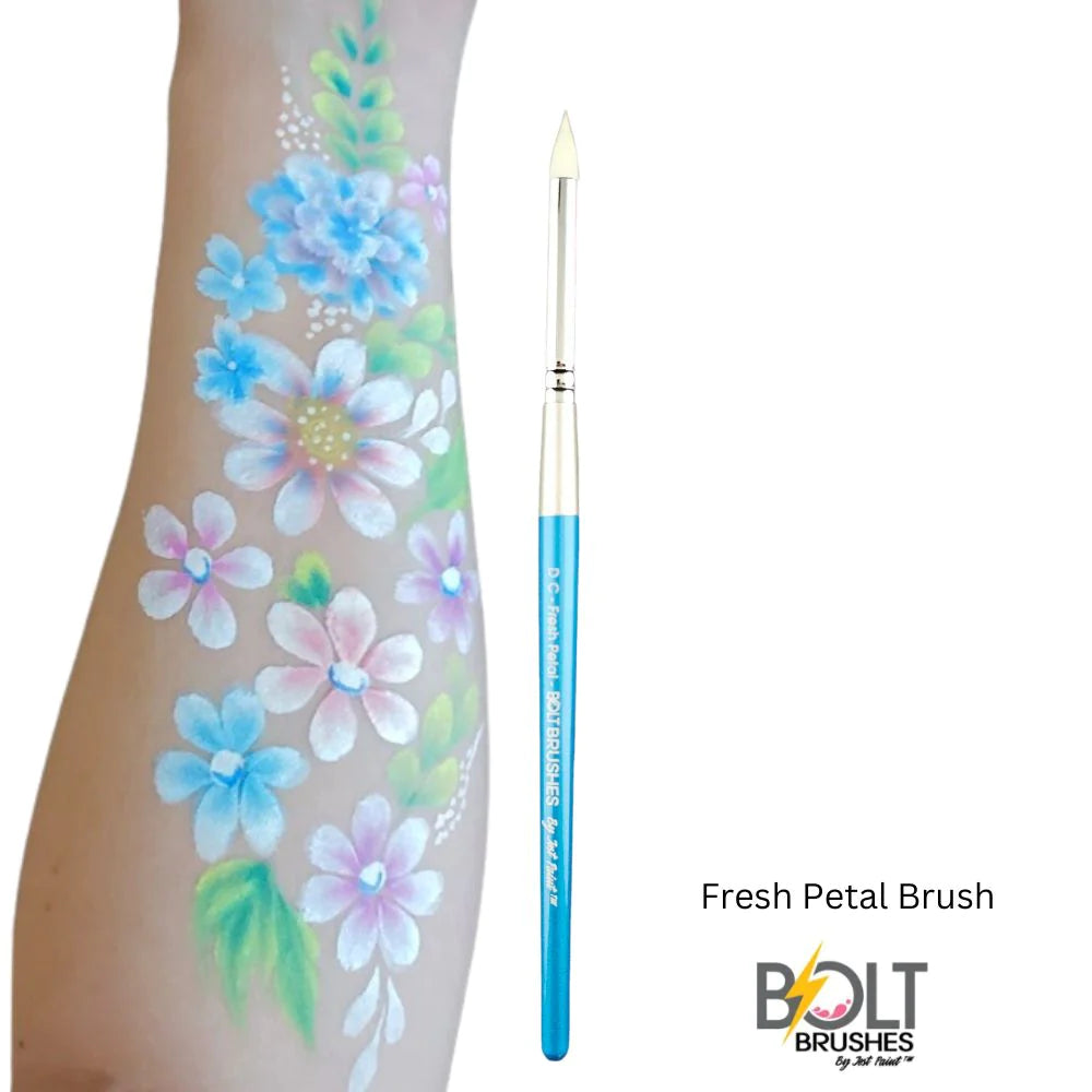 Bolt | Face Painting Brush by Jest Paint - Diamond Collection - Fresh Petal Brush