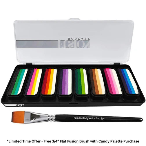 NEW Fusion Body Art Palette -  Thin Strokes CANDY PALETTE