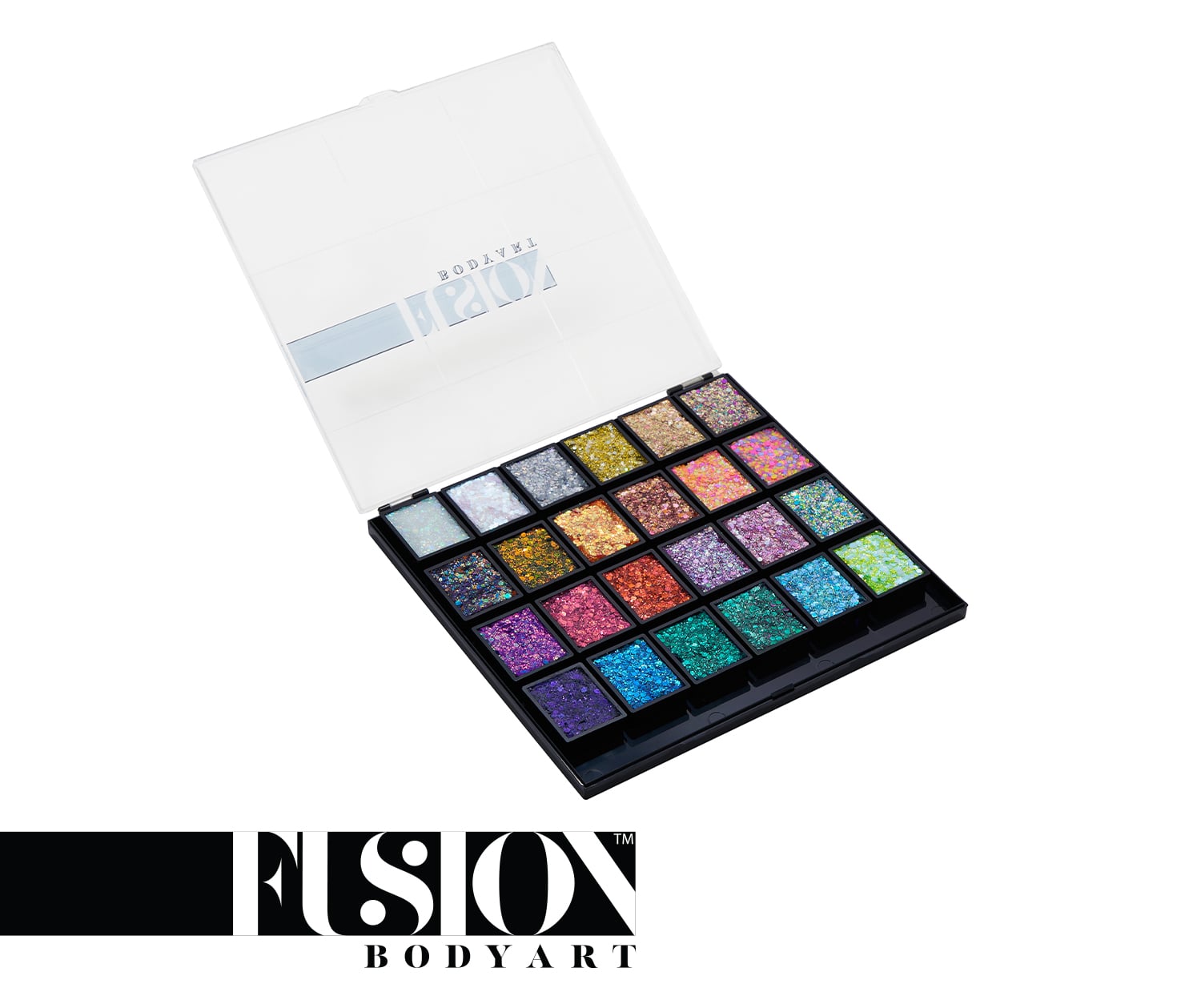 Fusion Body Art - Magic Sparkles - Colour Shifting Glitter Cream Palette (not all colors shift)