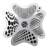 FRISBEE Face Painting Stencil - Dot Dimensions G3