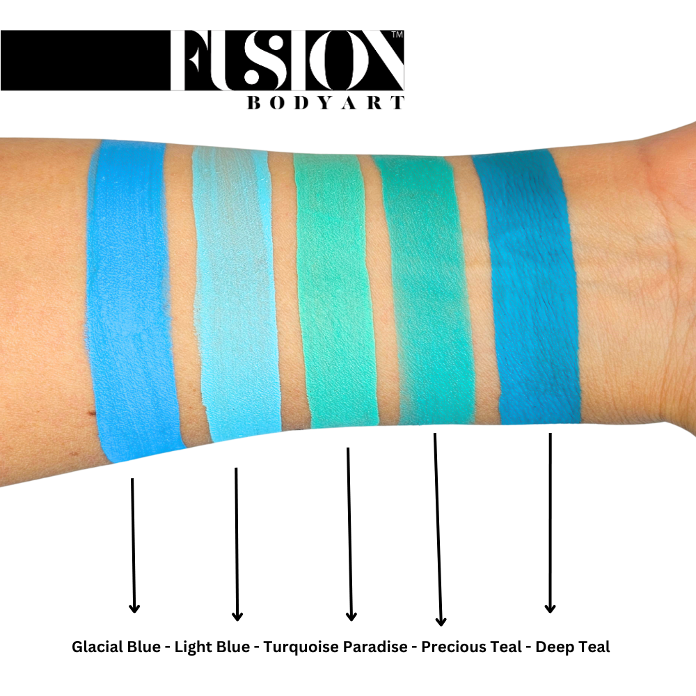 Fusion Body Art Face Paint - Prime Glacial Blue 32g