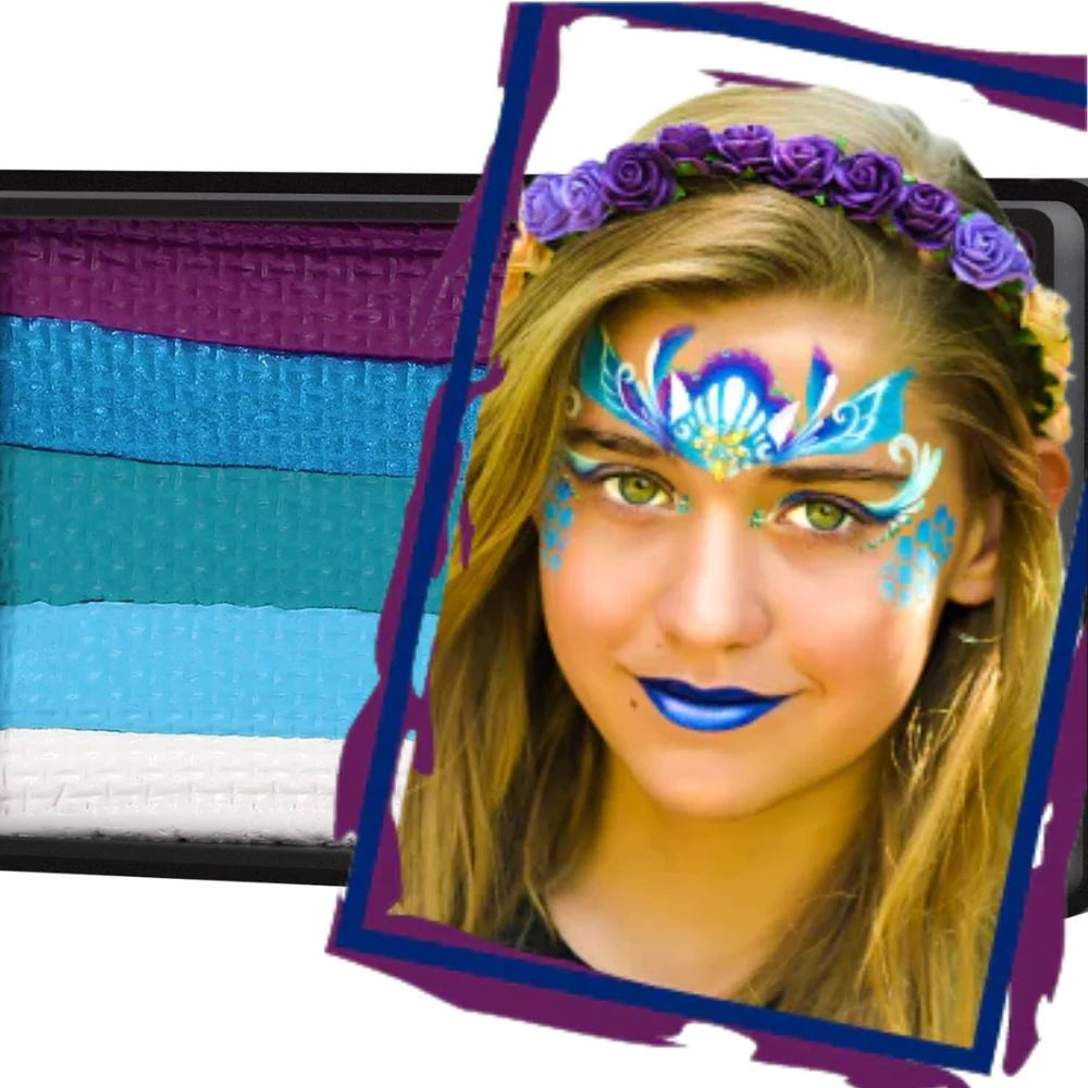 Fusion Body Art Face Paint | Split Cake | Indigo Princess by Leanne Courtney 30gr