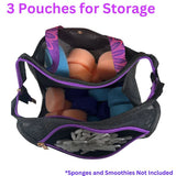 Black Mesh Bag for Sponges | For Face Painters by Jest Paint - NEW (Machine Washable)