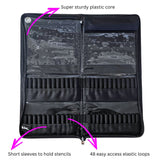 Jest Paint | Ultimate Face Painting Brush Wallet Updated - All Black Version