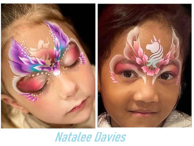 Pretty Unicorn - Tap Face Painting Stencil