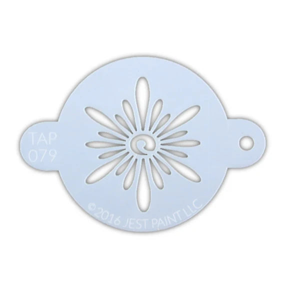 TAP 079 Face Painting Stencil - Ornate Sun