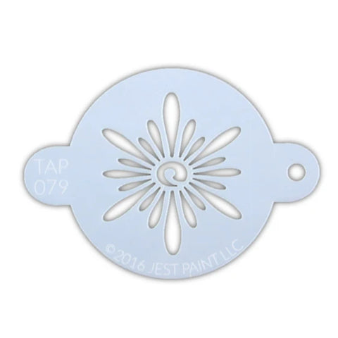 TAP 079 Face Painting Stencil - Ornate Sun