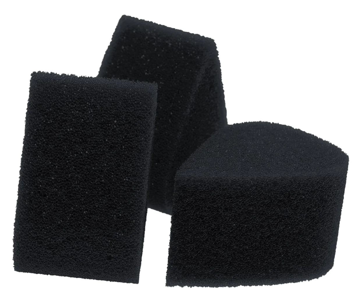 Fusion Body Art - Charcoal BLACK Petal Sponges (pack of 3)