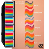 EZ STROKES by Susy Amaro | UV GLOW RAINBOW LOVE Palette (SFX Non - Cosmetic)