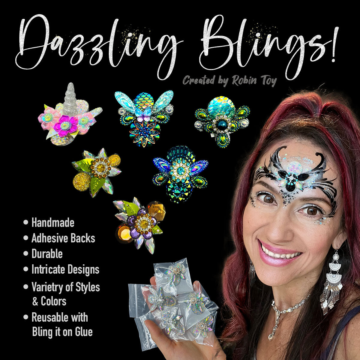 BLING FACE GEMS