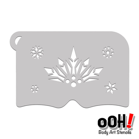 Snowflake Queen Mask Stencil K11 - Ooh! Body Art Stencils