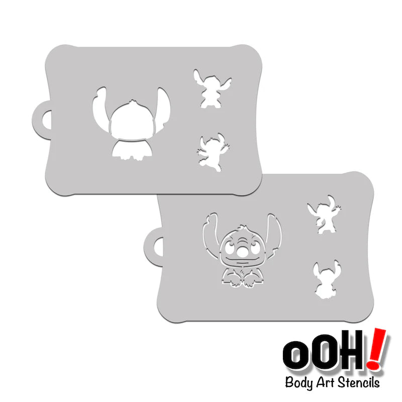 Stitch Tattoo Stencil T66 - Ooh! Body Art Stencils