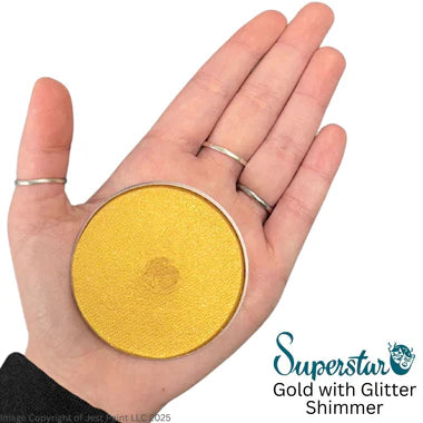 Superstar Face Paint | Gold with Glitter Shimmer - 066 -45gr