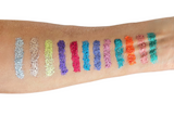 Prismatic Palette – 12 Shade Fine Gleam Glitter Cream- Vivid Glitter™