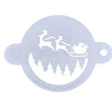 TAP 109 Face Painting Stencil - Santa's Flight Centerpiece