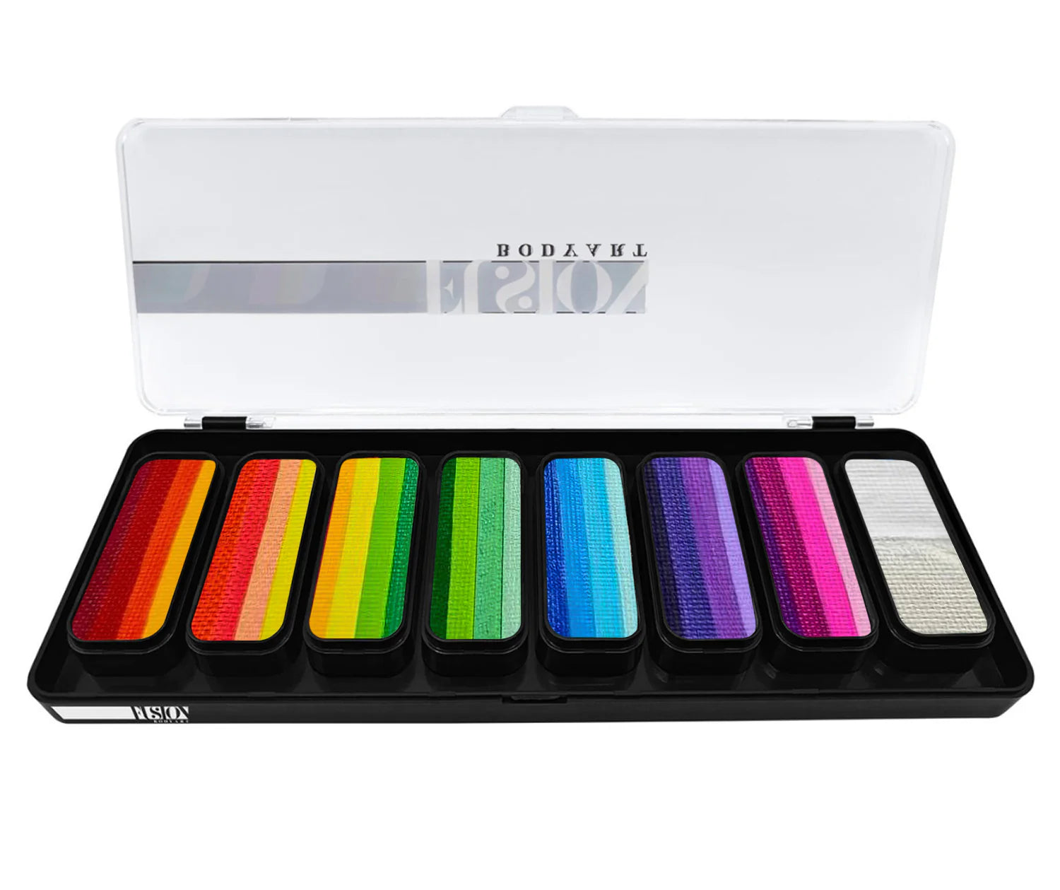 Fusion Body Art | Face Painting Palette | Thin Strokes - RAINBOW RUSH