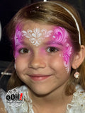 Filigree Brushstroke Airbrush & Face Paint Stencil F21 - Ooh! Body Art Stencils