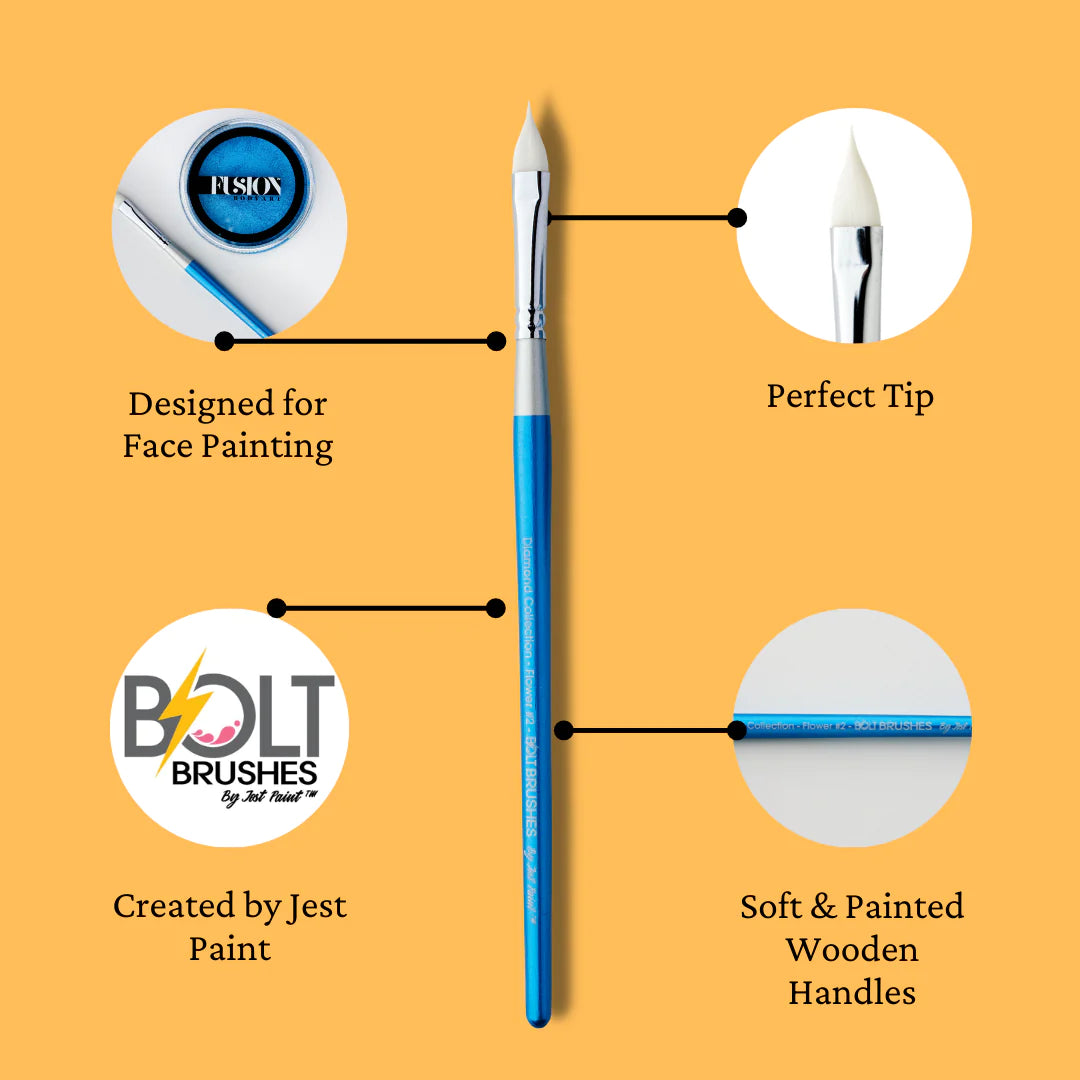 BOLT | Face Painting Brush by Jest Paint - Diamond Collection Flower #2