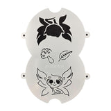 JPDTAP 101 Face Painting Double Stencil - Smiling Fairy