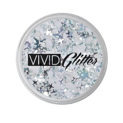 Chunky Glitter Face Painting / Glittery Eye Makeup- Vivid Glitter