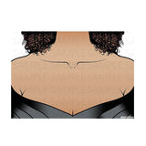 Face Painting Practice Board by Sparkling Faces - Neckline Dark (Décolletage)