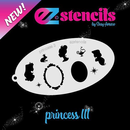 EZ Princess III Stencil by Susy Amaro